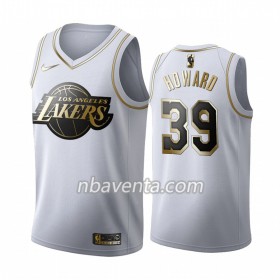 Camiseta Hombre Los Angeles Lakers Dwight Howard 39 2019-20 Nike Blanco Golden Edition Swingman